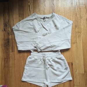 All Day Lightweight Lounge Shorts & Sweatshirt